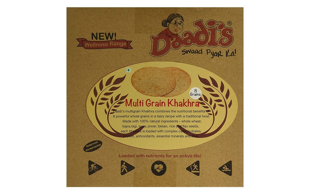 Daadi's Multi Grain Khakhra    Pack  200 grams
